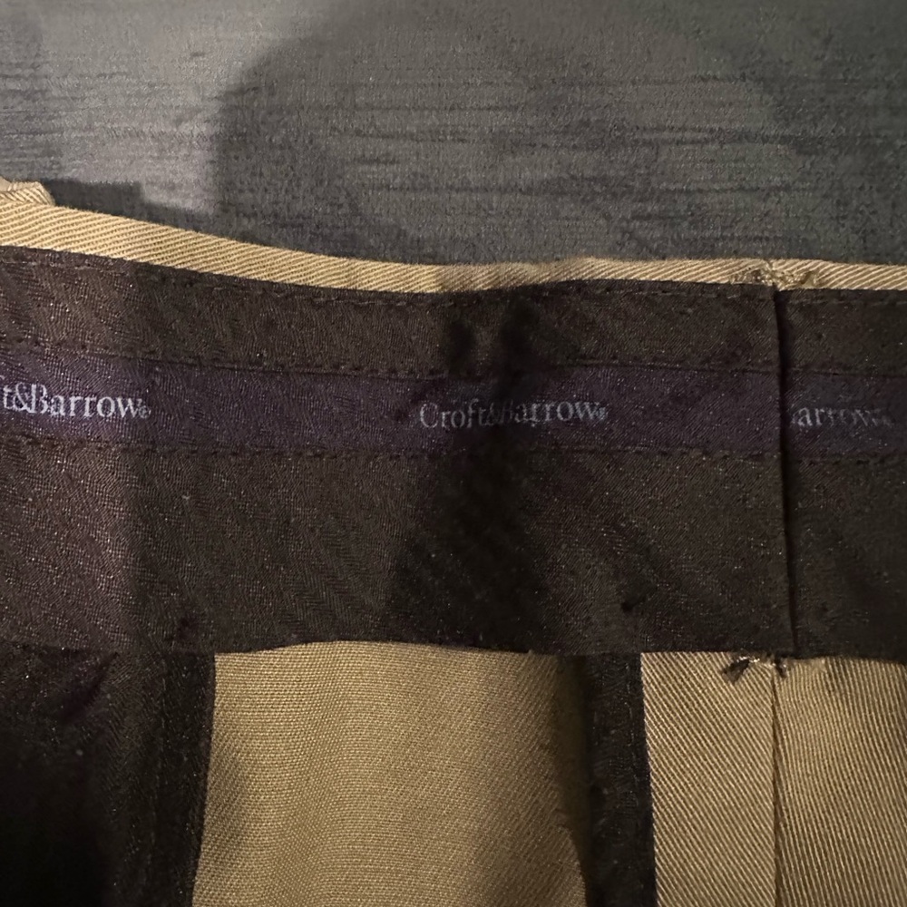 Croft and Barrow tan Men's Pants - Picture 7 of 10